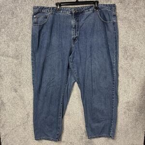 Vintage LA Blues Jeans Womens 28W Plus Blue Denim Relaxed Fit Tapered Leg 90s